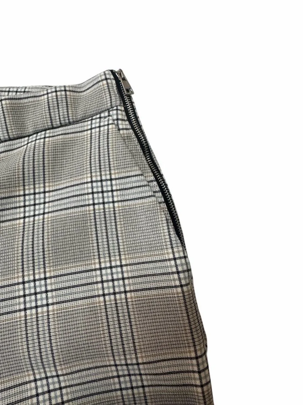 Bundle: Navy Blue Loft Top & Zara Plaid Pants